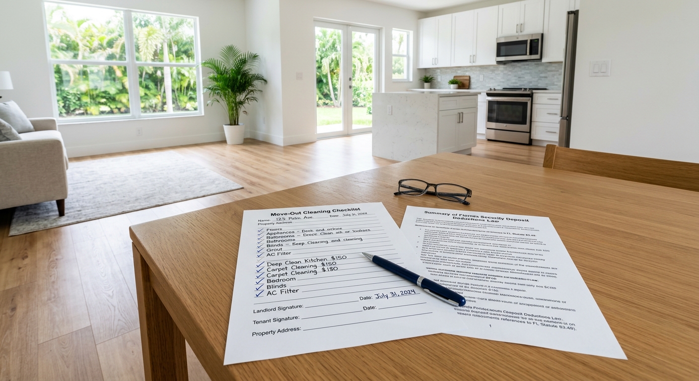 Florida Security Deposit Cleaning Deduction Law
